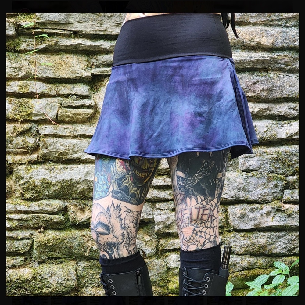 Lost sew’l apparel organic bamboo hand made skort